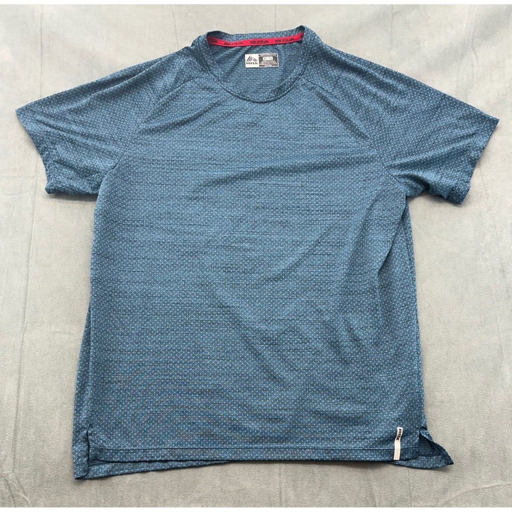 RBX XTrain Mens XL Blue Performance TShirt XDri Short Sleeve Workout Top